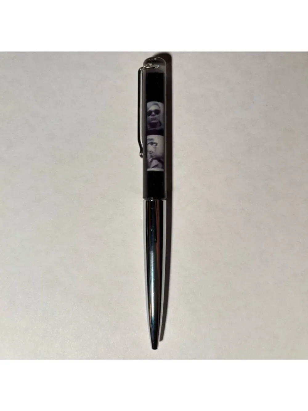 Andy Warhol Floaty Pen 15 Minutes Eternal Fame Black and White Photos Artist Art